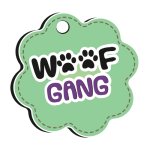 woof gang grooming salon logo